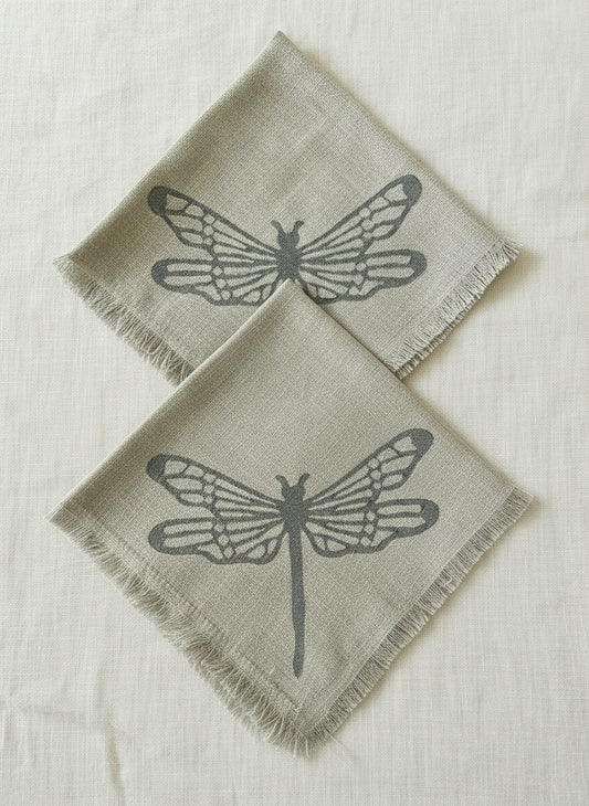 Servilletas Estampadas a Mano - Pack de 2 Unidades