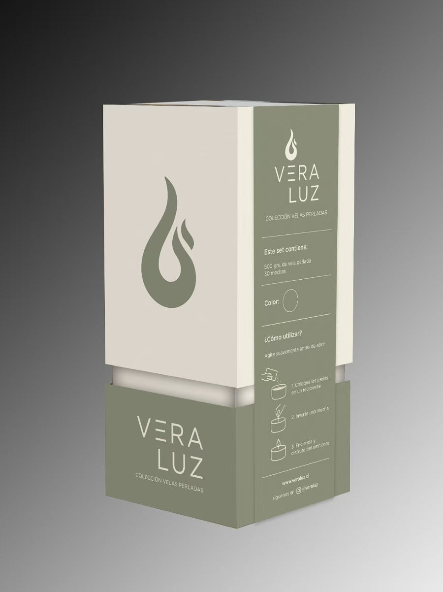 Velas Perladas Veraluz 500grs - Crea tu Vela Única
