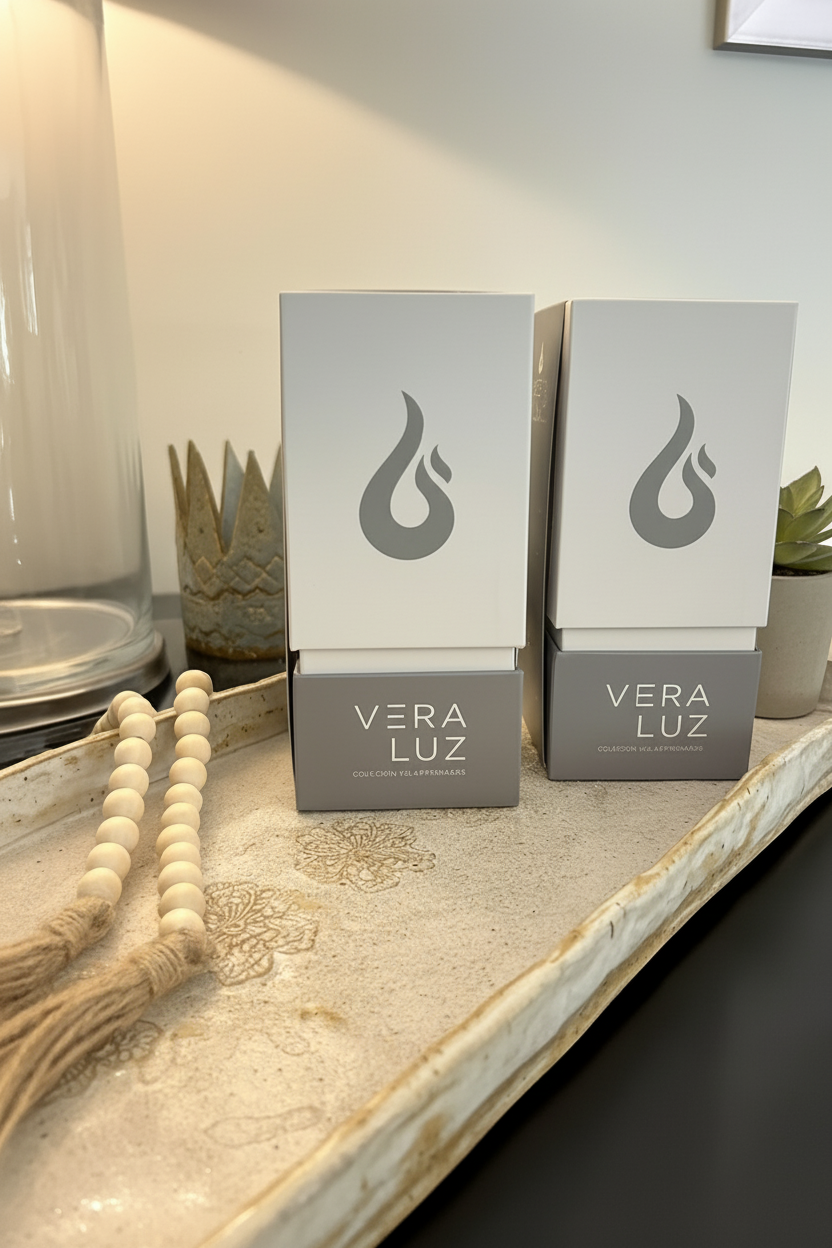 Pack 2 x Velas Perladas Veraluz 500 grs - Doble Versatilidad