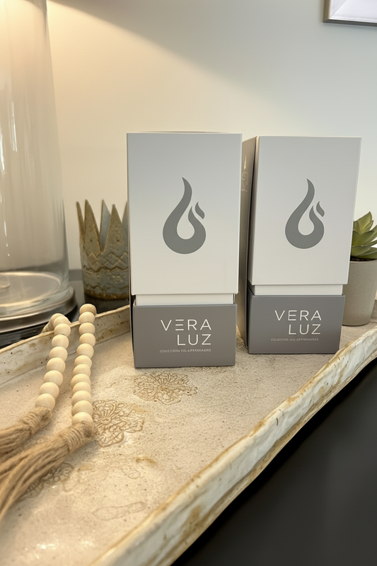 Pack 2 x Velas Perladas Veraluz 500 grs - Doble Versatilidad